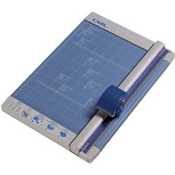 Carl RT200 Paper Trimmer A4 10 Sheet Capacity Silver/Blue 