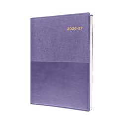 Collins Vanessa Financial Year Diary A5 Day To Page Purple 