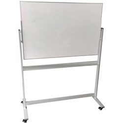 Quartet Penrite Premium Mobile Whiteboard 1200 x 900mm White/Silver