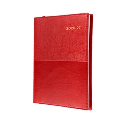 Collins Vanessa Financial Year Diary A4 Week To View Red 
