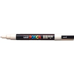 Uni Posca PC-3M Paint Marker Fine 1.3mm Bullet Tip Beige