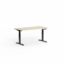 OLG Klass Electric Height Adjustable Desk 1800W x 750D x 620-1270mmH Nordic Maple/Black