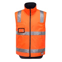 Huski Hi-Vis Reversible Vest 3XL Orange 