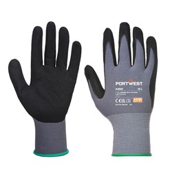Portwest DermiFlex Gloves Extra Small Black 