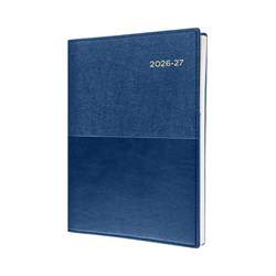 Collins Vanessa Financial Year Diary A5 Day To Page Blue 