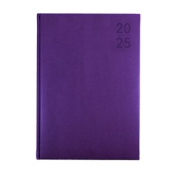 Debden Silhouette Diary A4 Week To View Purple