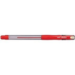 Uni SG100 Lakubo Ballpoint Pen Comfort Grip Broad 1.4mm Red Pack of 12