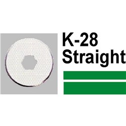Carl Straight Blade Replacement For Trimmer Suits K-28, DC210N, DC230N, DC250 Pack Of 2