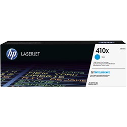 HP 410X LaserJet Toner Cartridge High Yield Cyan CF411X