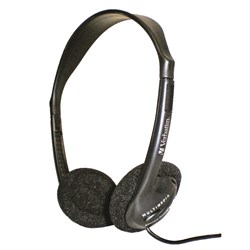 Verbatim Multimedia Headphones With Volume Control Grey 