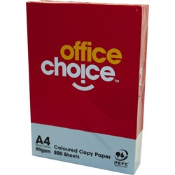 Office Choice Copy Paper Tinted A4 80gsm Blue Ream of 500