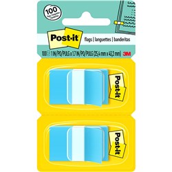 Post-It 680-BE2 Flags Twin Pack 25x43mm Blue Pack of 2  