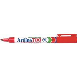 Artline 700 Permanent Marker Fine Bullet 0.7mm Red 