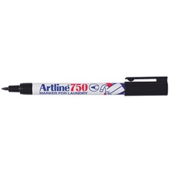 Artline 750 Laundry Marker Bullet 0.7mm Black