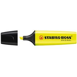 Stabilo Boss Original 70/24  Highlighter Chisel 2-5mm  Yellow