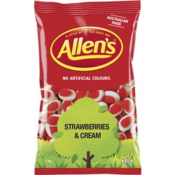 Allen's Strawberries & Cream 1.3kg Bag 