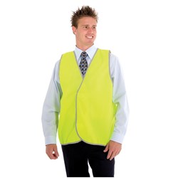 Zions Hi-Vis Daytime Safety Vest Fluoro Yellow 