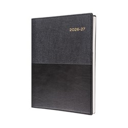 Collins Vanessa Financial Year Diary A4 Day To Page Black 