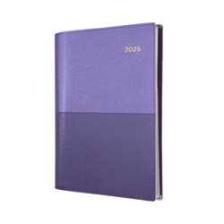 Collins Vanessa Diary A5 Day To Page Purple