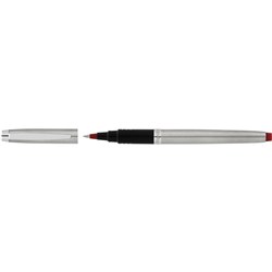 Artline Signature Silver Roller Ball Pen 0.7mm Red