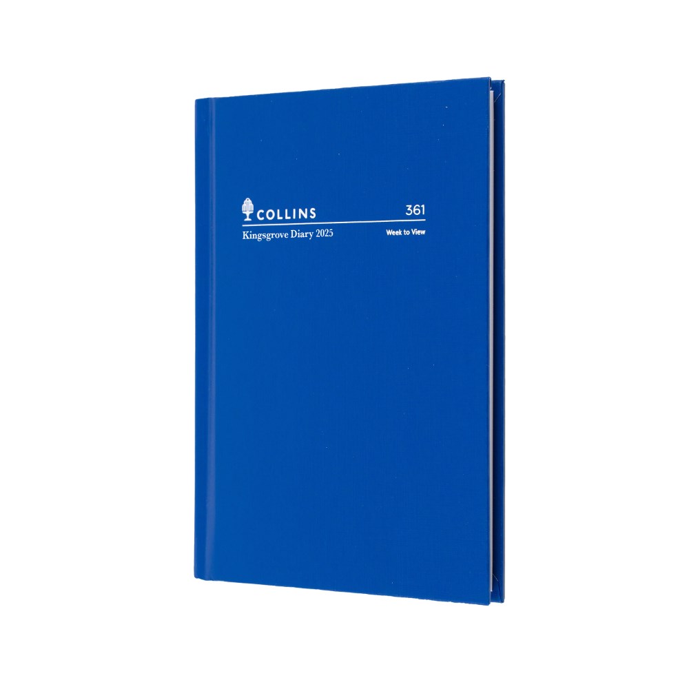 Diaries & Calendars Collins Kingsgrove Diary A6 Week To View Blue